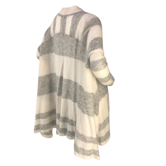Free People Womens Size XS/S Poncho Lafayette Stripe Alpaca Blend Sweater - Picture 8 of 15